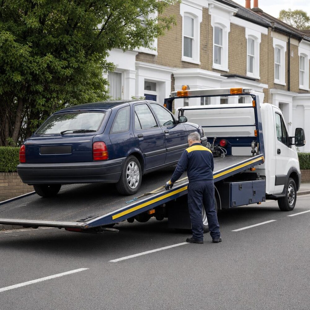 Responsible scrap car collection in London serving London