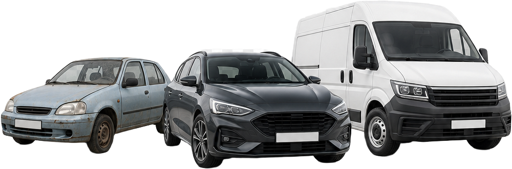 Cars and van bought by MotorFence
